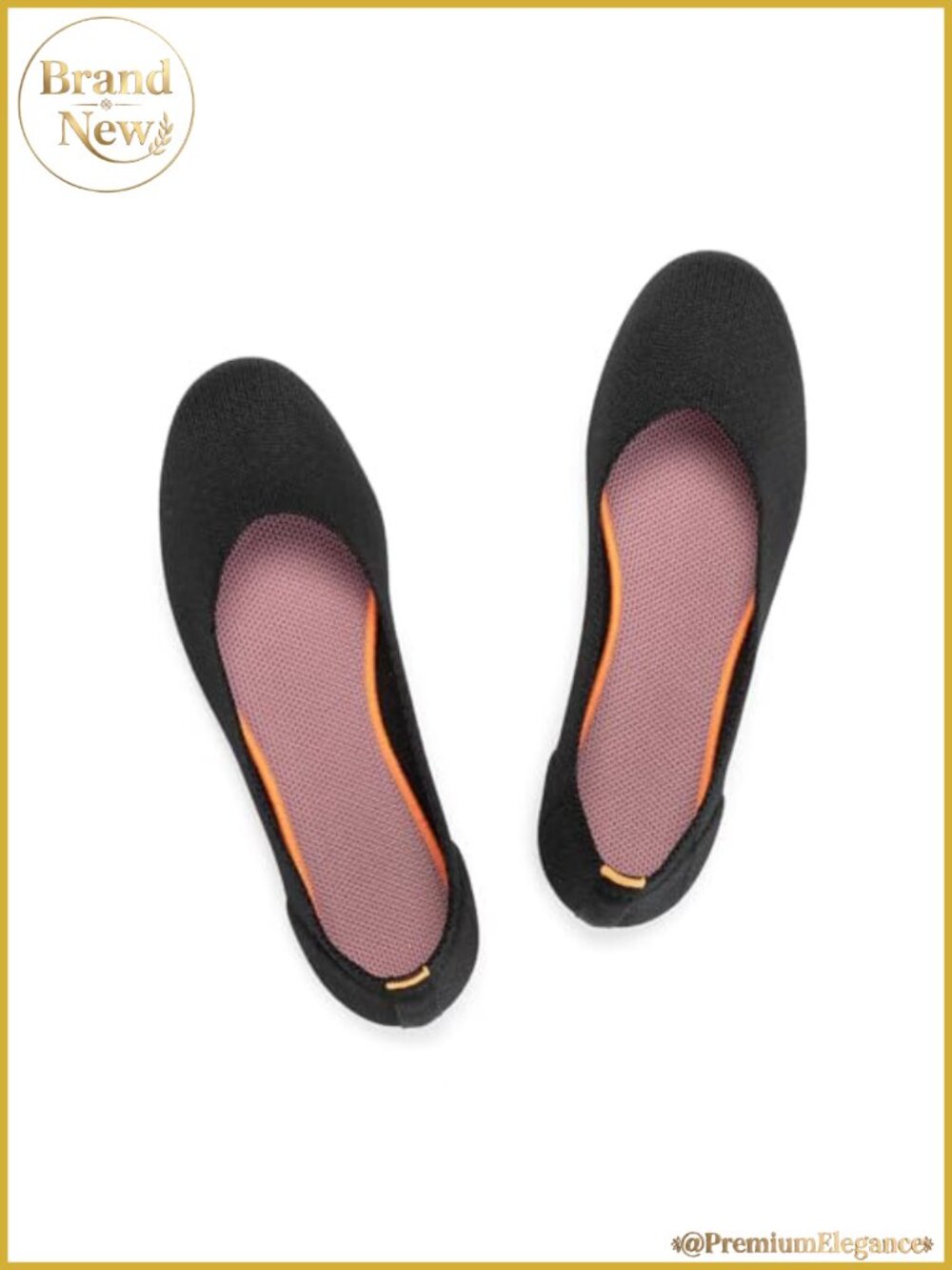 Womens Ballet Flats Knit Slip On Round Toe Comfort Soft Dress Shoes